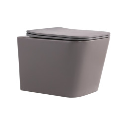 Qtap Tern унітаз підвісний Ultra Quiet Grey