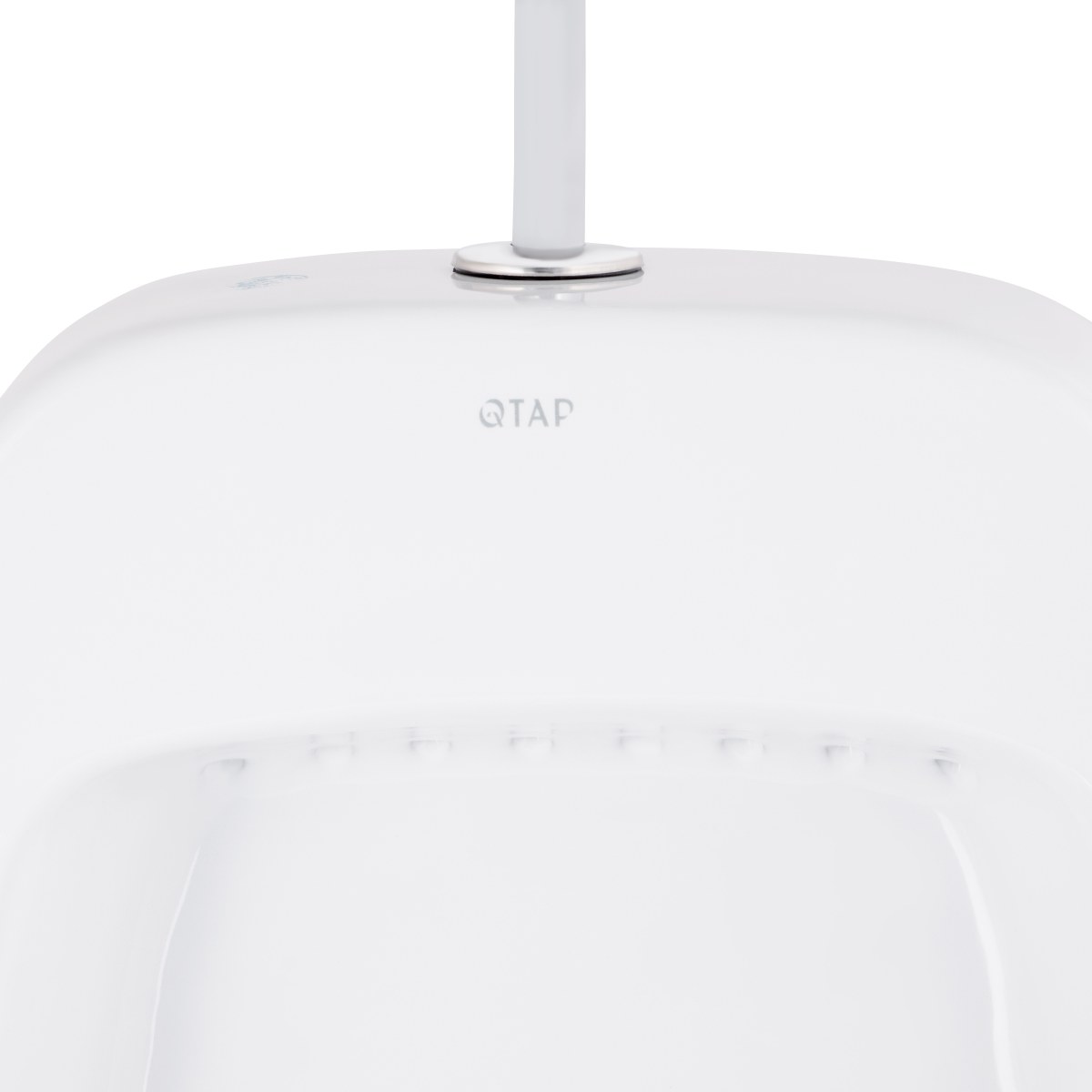 Писсуар подвесной Qtap Crow QT0588112HW с краном-дозатором