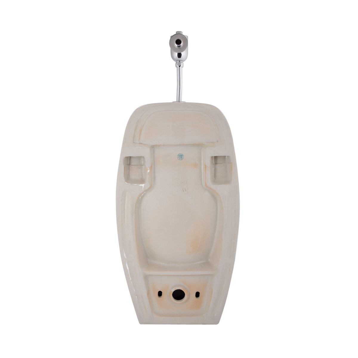 Писсуар подвесной Qtap Crow QT0588112HW с краном-дозатором