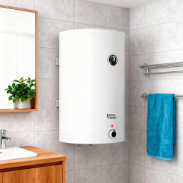 Бойлер Aquatronic Round W503815 B4 50 л с мокрым ТЭНом 1,5 кВт, электрический, белый