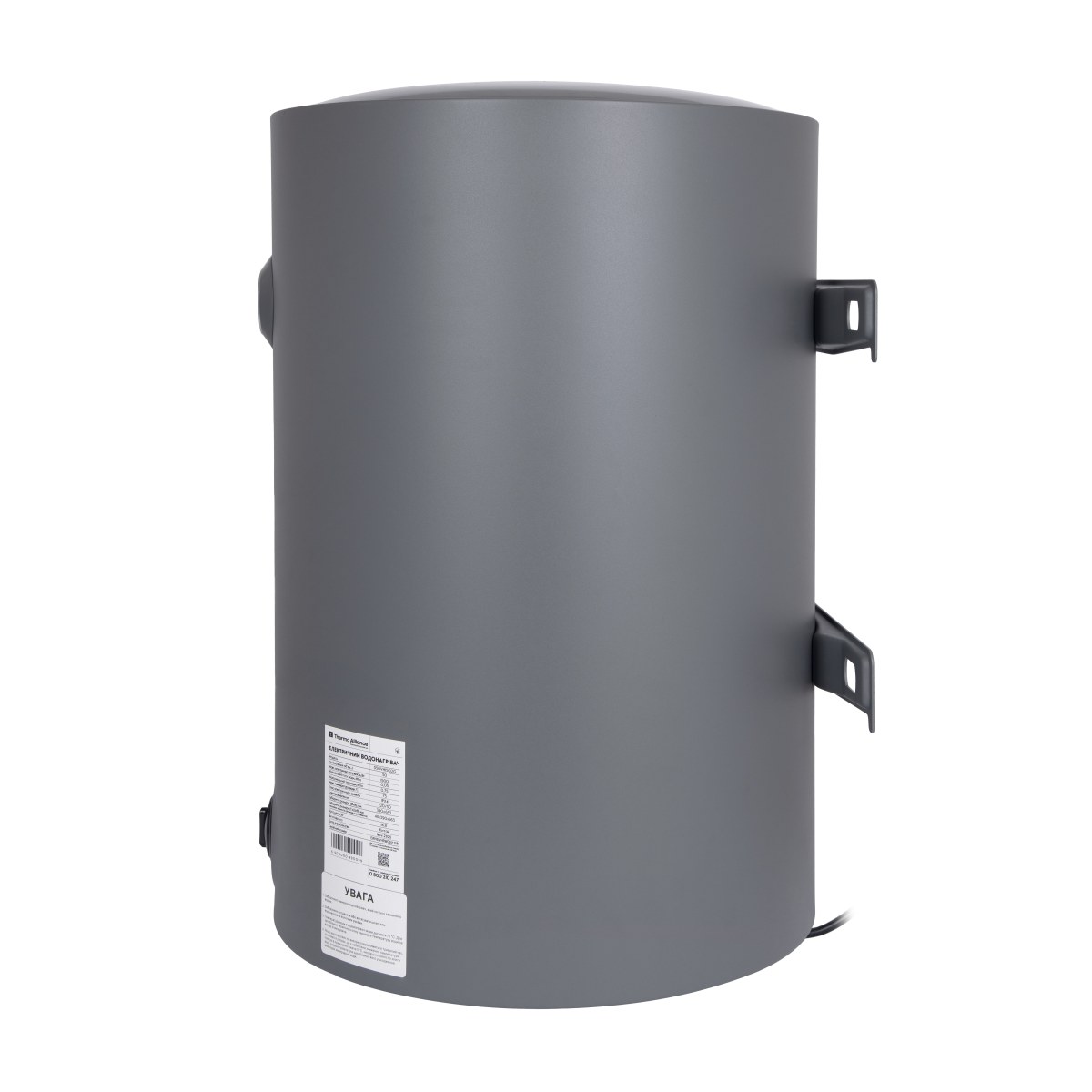 Бойлер Thermo Alliance D100VH15Q3G 100 л с мокрым ТЭНом 1,5 кВт, электрический, серый