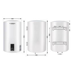 Бойлер Thermo Alliance D100V20J3DK 100 л із сухим ТЕНом 2,0 кВт, електричний, білий