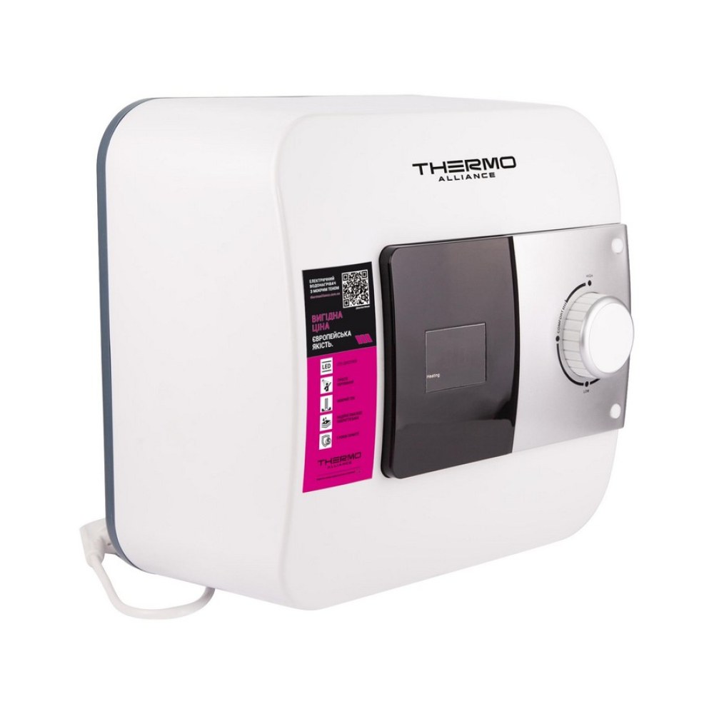 Бойлер Thermo Alliance SF15X15N над мойкой 15 л с мокрым ТЭНом 1,5 кВт, электрический, белый