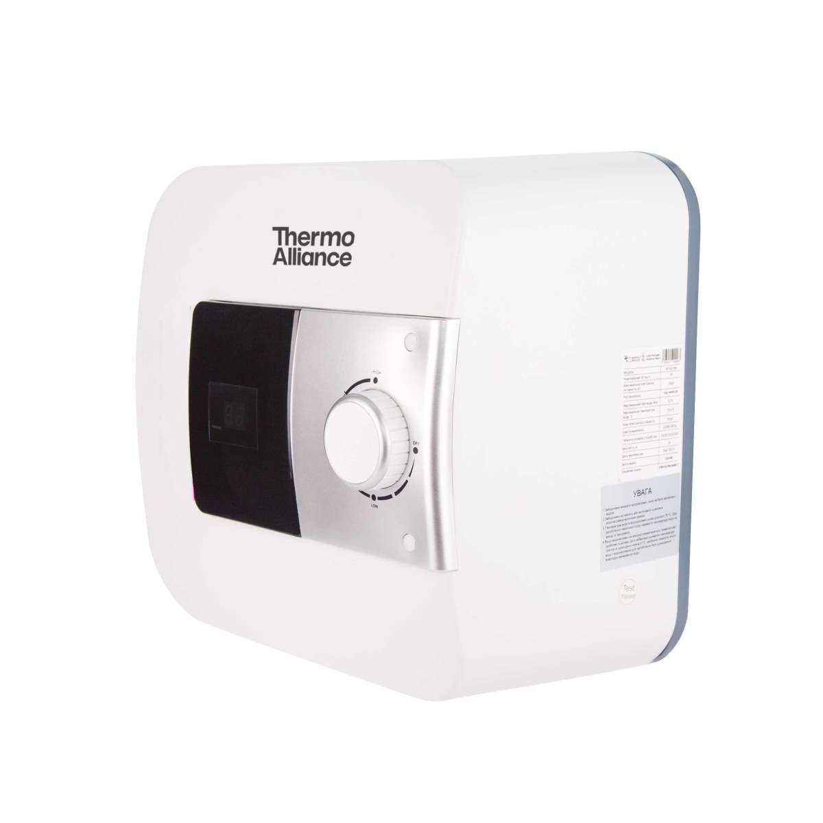 Бойлер Thermo Alliance SF15X15N над мойкой 15 л с мокрым ТЭНом 1,5 кВт, электрический, белый