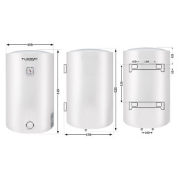 Бойлер Thermo Alliance D30VH15Q1 30 л с мокрым ТЭНом 1,5 кВт, электрический, белый