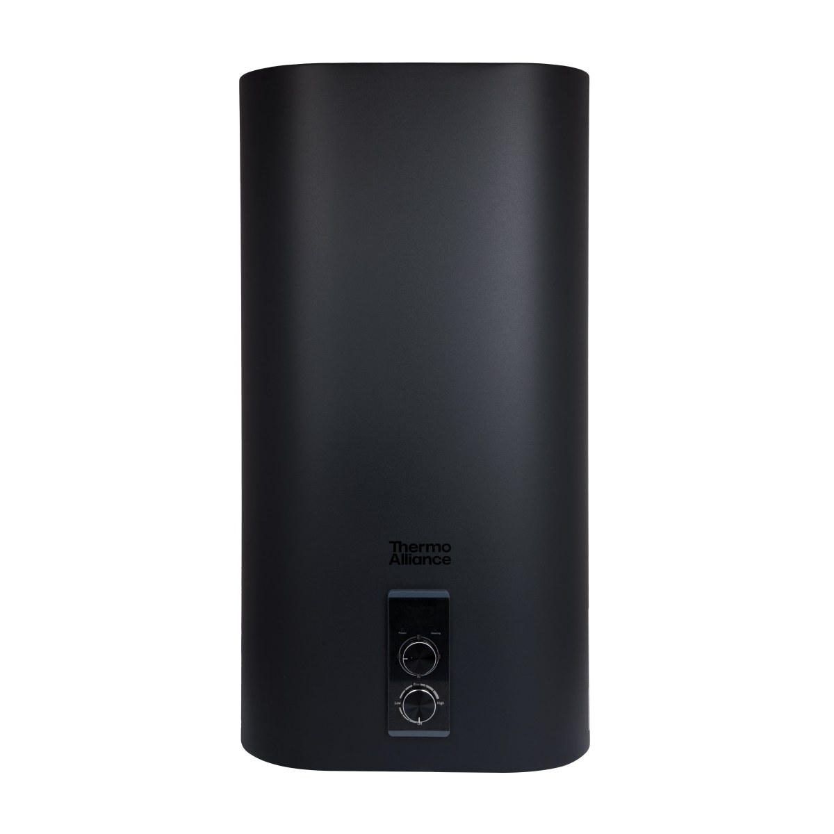 Бойлер Thermo Alliance DT50V20GPD2В плоский 50 л с мокрым ТЭНом 2,0 кВт, вертикальный, чёрный