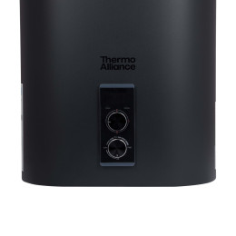 Бойлер Thermo Alliance DT50V20GPD2В плоский 50 л с мокрым ТЭНом 2,0 кВт, вертикальный, чёрный