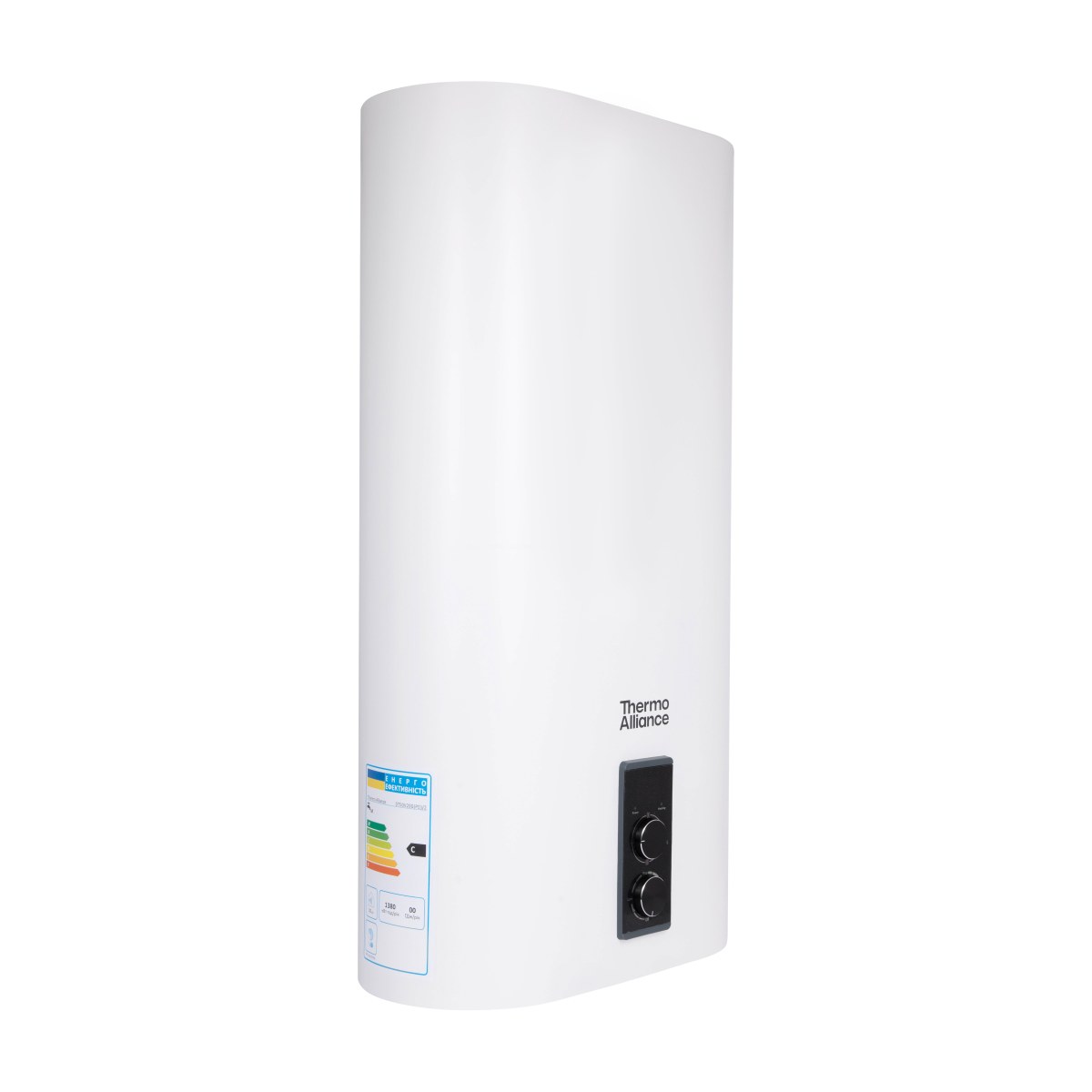 Бойлер Thermo Alliance DT50V20GPD2 плоский 50 л с мокрым ТЭНом 2,0 кВт, вертикальный, белый