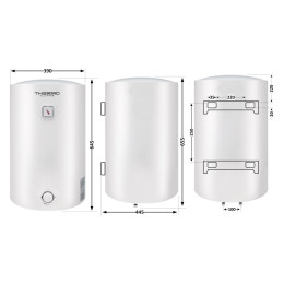 Бойлер Thermo Alliance D50VH15Q2 50 л с мокрым ТЭНом 1,5 кВт, электрический, белый