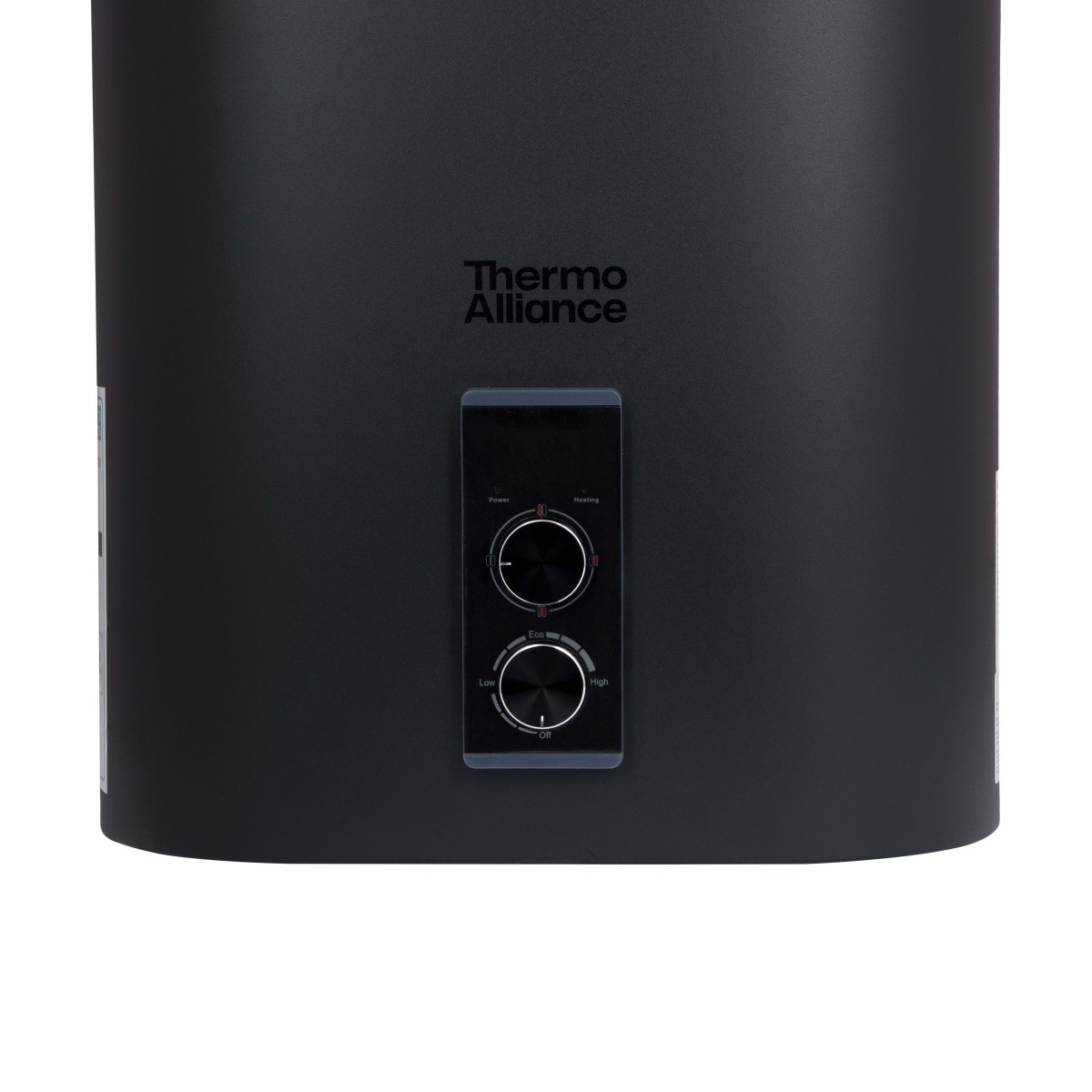 Бойлер Thermo Alliance DT80V20G(PD)/2В плоский 80 л с мокрым ТЭНом 2,0 кВт, вертикальный, чёрный
