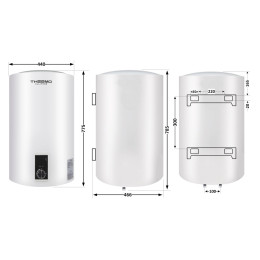 Бойлер Thermo Alliance D80V20J3DK 80 л с сухим ТЭНом 2,0 кВт, электрический, белый