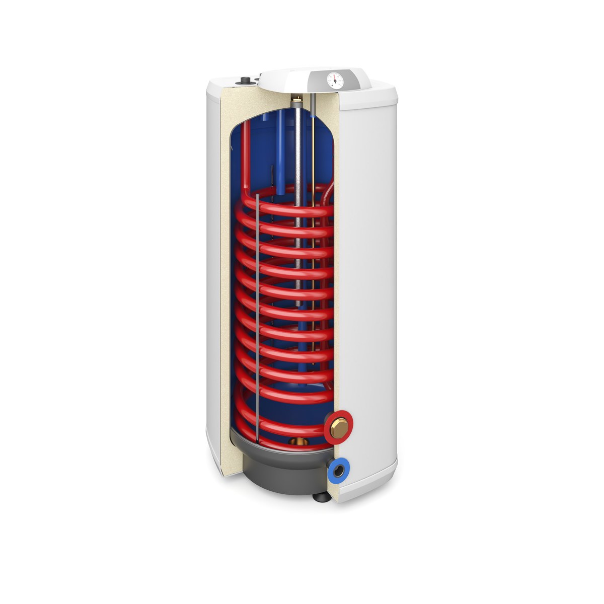 Бойлер Thermo Alliance Vulcan CWH 20065 10S F косвенного нагрева 200 л напольный, вертикальный