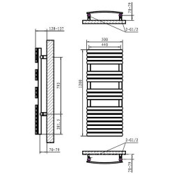 Полотенцесушитель Imprese 125007W