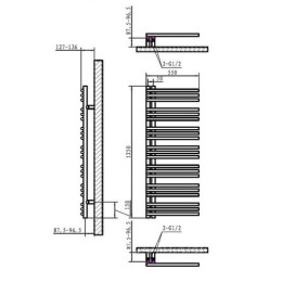 Полотенцесушитель Imprese 125536W водяной белый