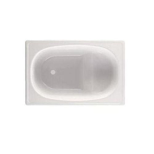 Ванна стальная BLB Europa mini 120x70 см прямоугольная сидячая белая