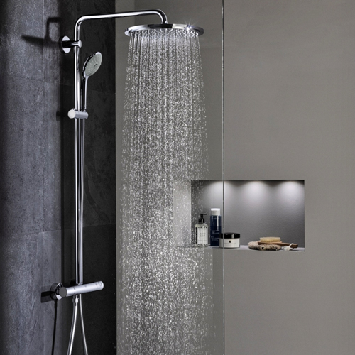 Душевая система Grohe Euphoria XXL System 310 с тропическим, ручным душем и термостатом для душа, наружный монтаж