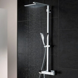 Душевая система Grohe Euphoria Cube XXL System 230 с тропическим, ручным душем и термостатом для душа, наружный монтаж