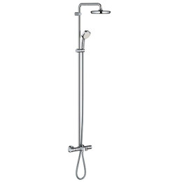 Grohe 26223001 душова система New Tempesta Cosmopolitan 210 з тропічним душем, ручним душем та змішувачем (термостат) для ванни