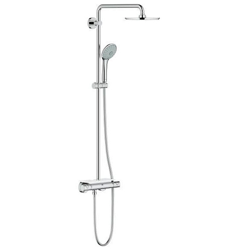 Душевая система Grohe Euphoria XXL System 210 с тропическим, ручным душем и термостатом для душа, наружный монтаж