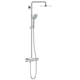 Душевая система Grohe Euphoria XXL System 210 с тропическим, ручным душем и термостатом для душа, наружный монтаж