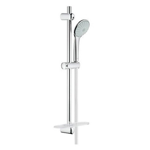 Душова стійка Grohe Euphoria 110 Mono — душова штанга з лійкою, шлангом і поличкою