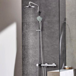 Душевая система Grohe Euphoria System 180 с тропическим, ручным душем без смесителя, наружный монтаж