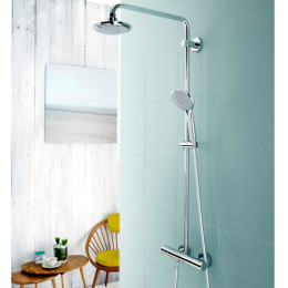 Душевая система Grohe Euphoria System 180 с тропическим, ручным душем и термостатом для ванны, наружный монтаж