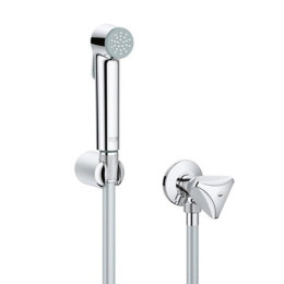 Набор для биде Grohe Tempesta-F Trigger Spray 30 лейка для биде со шлангом, держателем и угловым вентилем хром