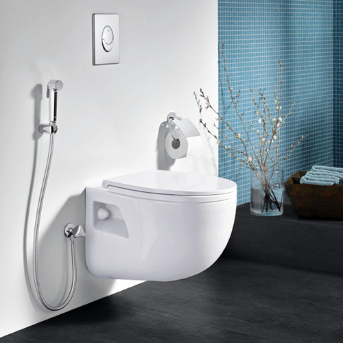 Набор для биде Grohe Tempesta-F Trigger Spray 30 лейка для биде со шлангом, держателем и угловым вентилем хром