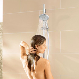 Душевая стойка Grohe Power&Soul 130 душевая штанга с лейкой и шлангом