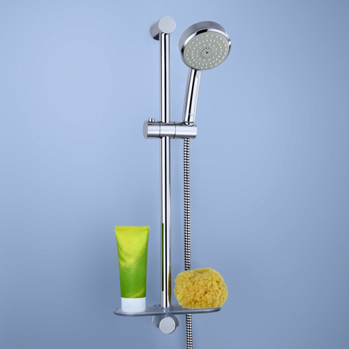 Душевая стойка Grohe New Tempesta Cosmopolitan 100 душевая штанга с лейкой, шлангом и полочкой