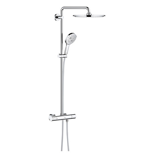 Grohe 27966001 душевая система Smartactive Rainshower System 310 с тропическим, ручным душем и смесителем (термостат) для душа
