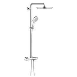 Grohe 27966001 душевая система Smartactive Rainshower System 310 с тропическим, ручным душем и смесителем (термостат) для душа
