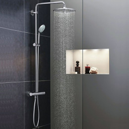 Душова система Grohe Euphoria System 260 з тропічним і ручним душем та термостатом для душу, зовнішній монтаж
