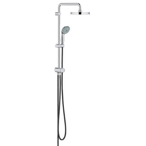 Душевая система Grohe New Tempesta Rustic System 200 с тропическим и ручным душем без смесителя, наружный монтаж