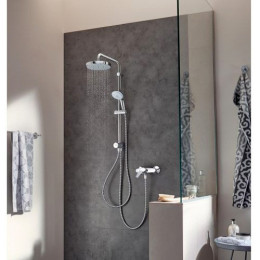 Душевая система Grohe New Tempesta Rustic System 200 с тропическим и ручным душем без смесителя, наружный монтаж