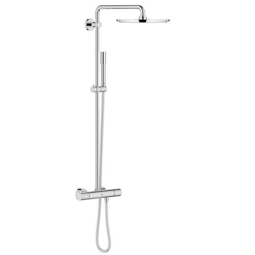 Душевая система Grohe Rainshower System 310 с тропическим, ручным душем и термостатом для душа, наружный монтаж