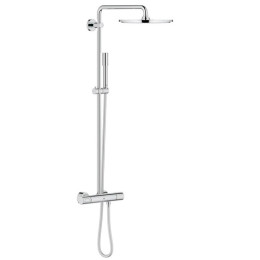 Душевая система Grohe Rainshower System 310 с тропическим, ручным душем и термостатом для душа, наружный монтаж