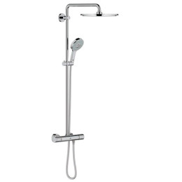 Душевая система Grohe Rainshower System 310 с тропическим, ручным душем и термостатом для душа, наружный монтаж