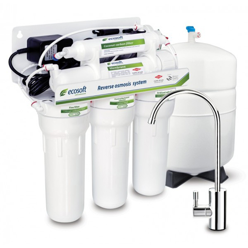 Фильтр Ecosoft MO 5-75P для очистки воды система обратного осмоса с помпой
