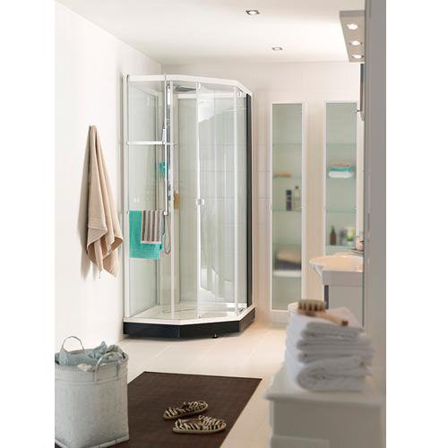 Душевая кабина IDO Showerama 8-5 пятиугольная 100х100 см
