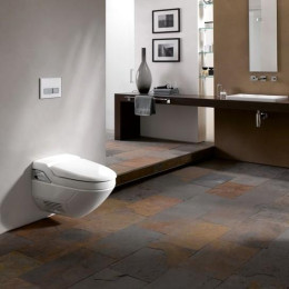 Инсталляция Geberit Duofix комплект 4 в 1 для подвесного унитаза с кнопкой смыва Delta хром