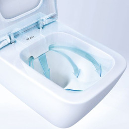 Инсталляция Геберит и подвесной унитаз Kolo Modo Rimfree (без ободка) с крышкой (Soft Close) в комплекте