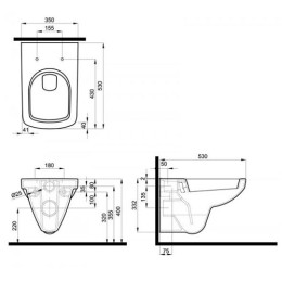 Инсталляция Grohe и унитаз Kolo Nova Pro Rimfree (без ободка) подвесной с крышкой (Soft Close) в комплекте