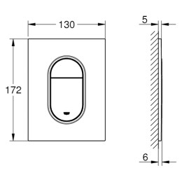 Инсталляция Grohe Rapid SL 39504000 (комплект 3 в 1) для подвесного унитаза с кнопкой смыва Arena Cosmopolitan S