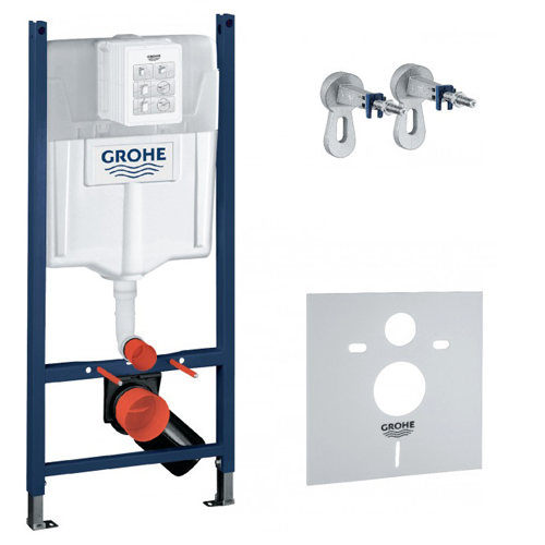 Инсталляция Grohe Rapid SL комплект 3 в 1 для подвесного унитаза