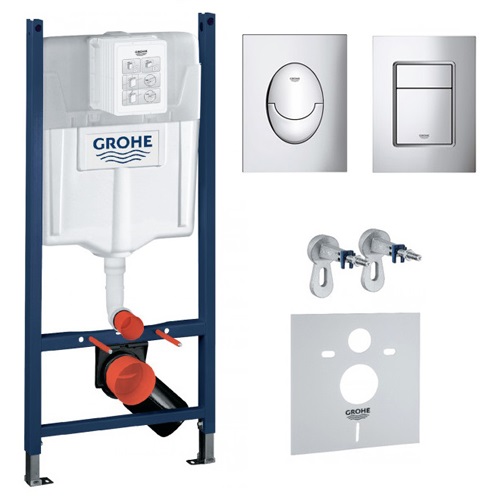 Инсталляция Grohe Rapid SL комплект 4 в 1 для подвесного унитаза