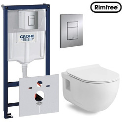 Grohe инсталляция с унитазом Volle Altea комплект