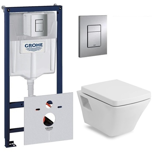 Инсталляция Grohe и унитаз Volle Teo подвесной с крышкой (Soft Close) в комплекте