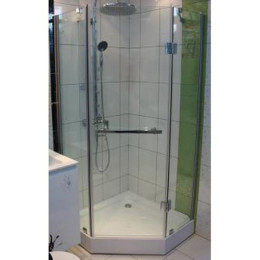 Душевая кабина Appollo TS-0259C пятиугольная 90х90 мелкий поддон